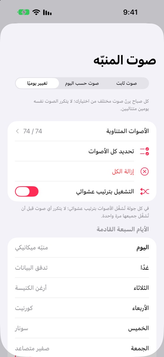 صوت جديد كل يوم
