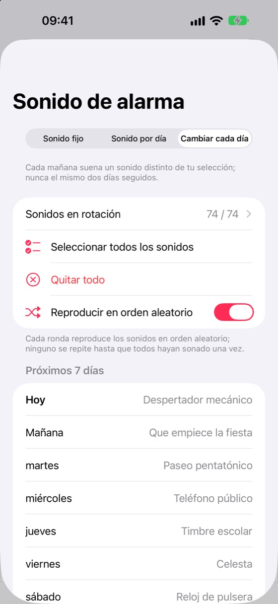 Un sonido nuevo cada día