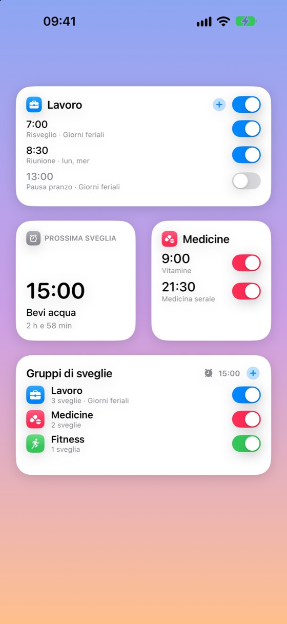 Widget della schermata Home