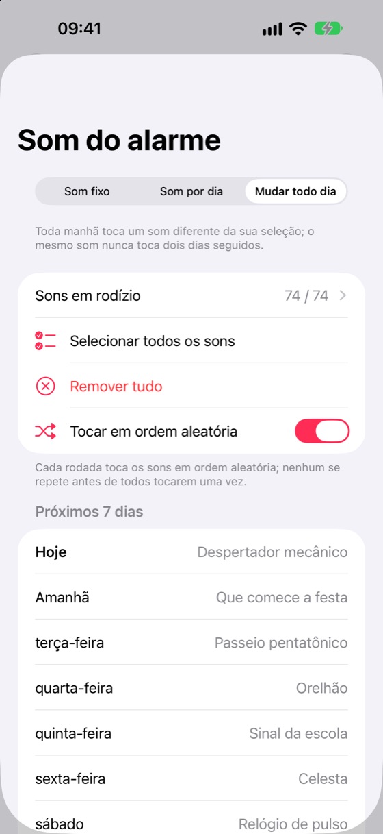 Um som novo todo dia
